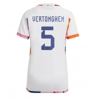 Ženski Nogometni dresi Belgija Jan Vertonghen #5 Gostujoči SP 2022 Kratek Rokav